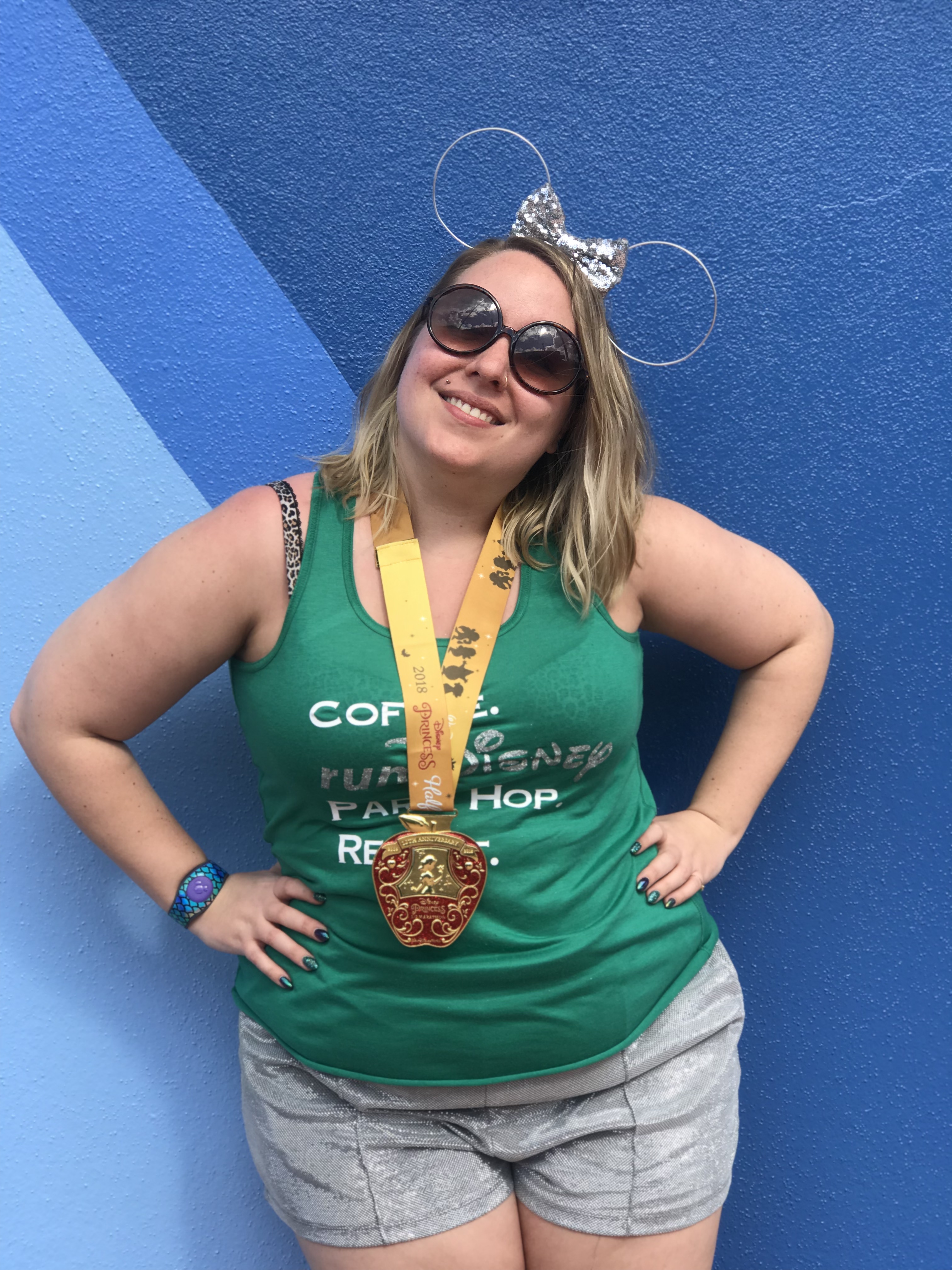 Medal Picture At Epcot Wall