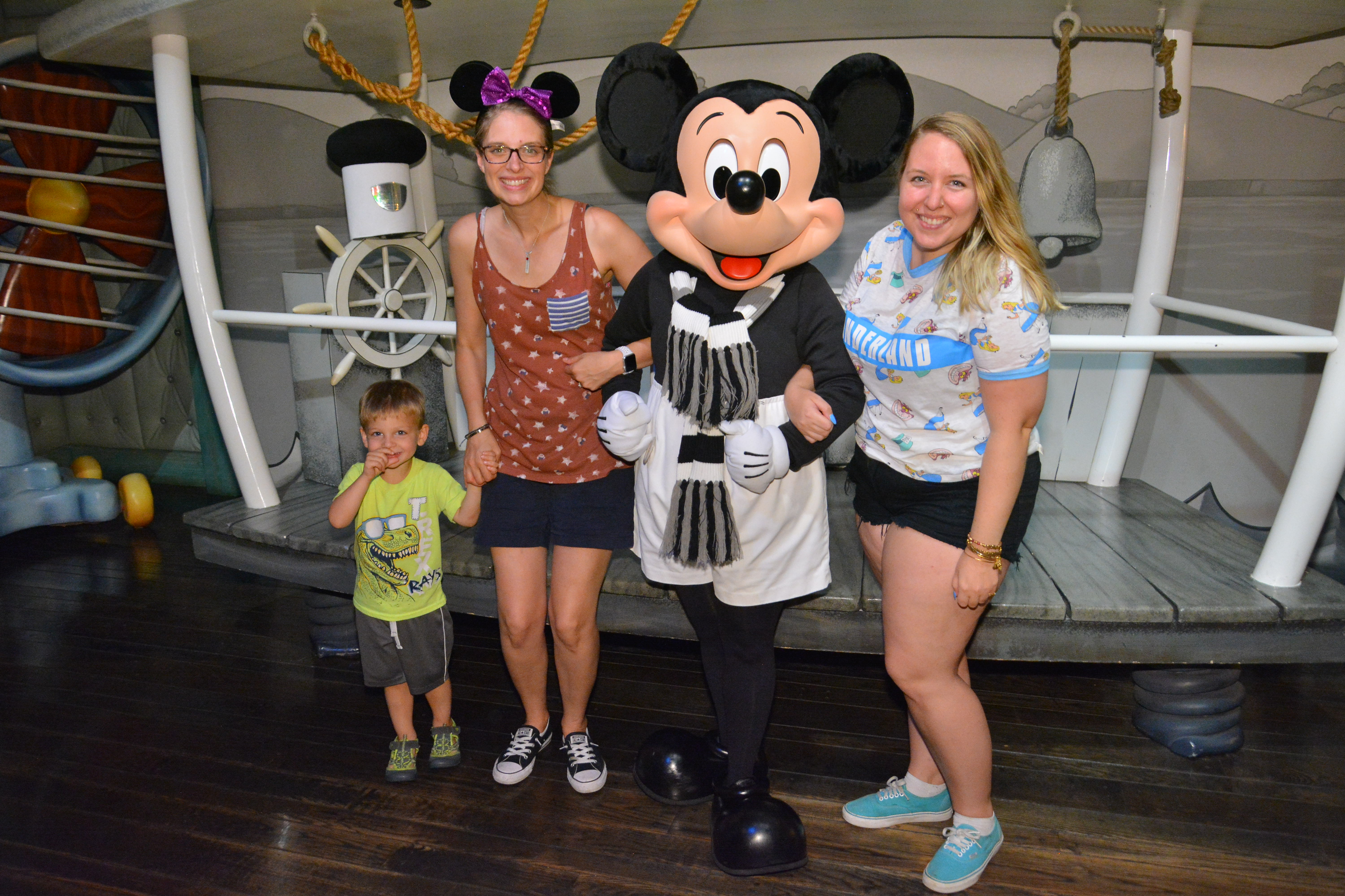 Meeting Mickey At Disneyland
