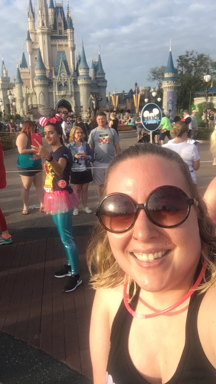 Stopping For A Selfie With Cinderella's Castle
